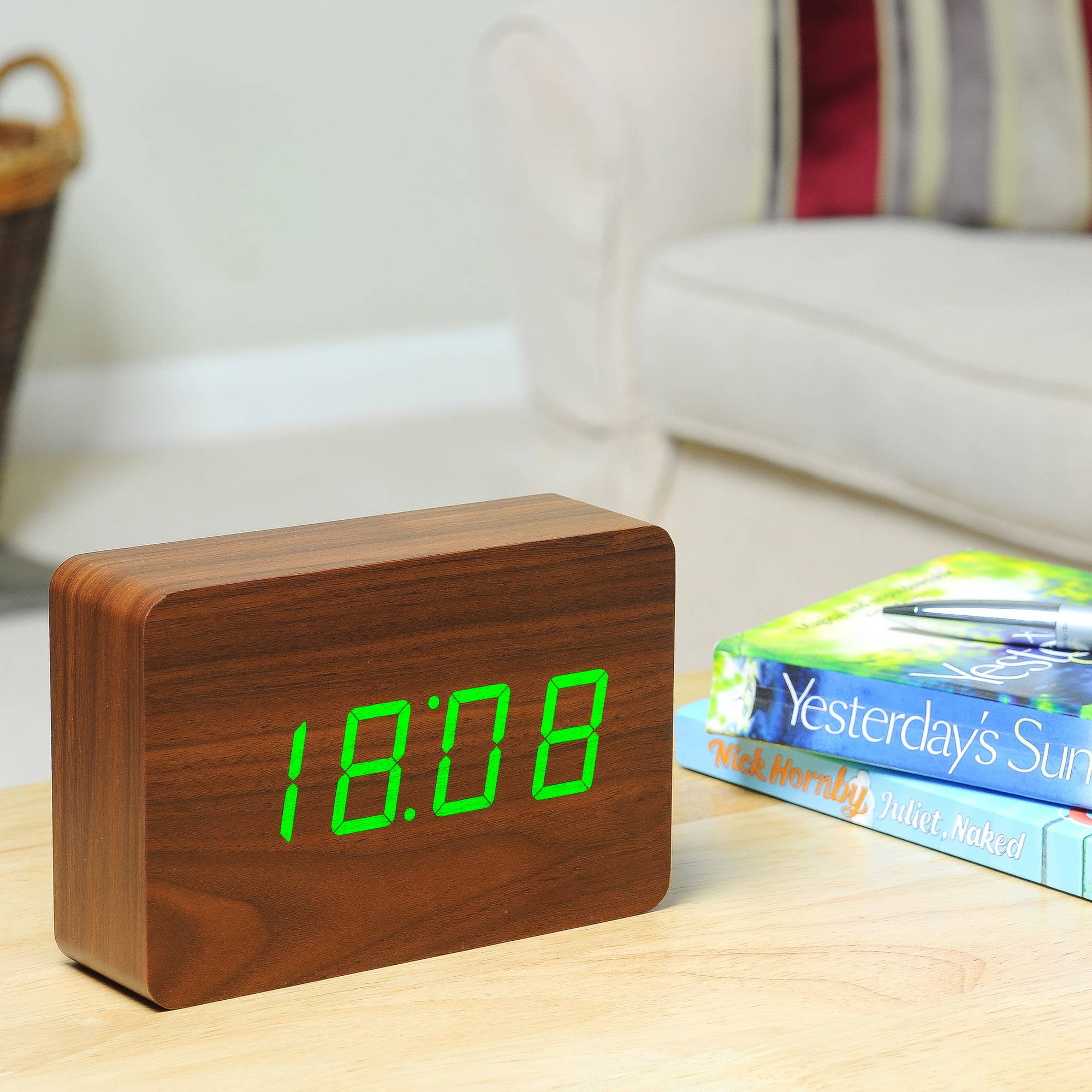 Gingko Brick Click Alarm Clock