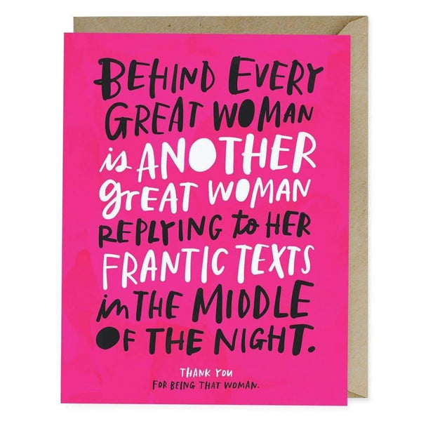 Every Great Woman Card - DIGS