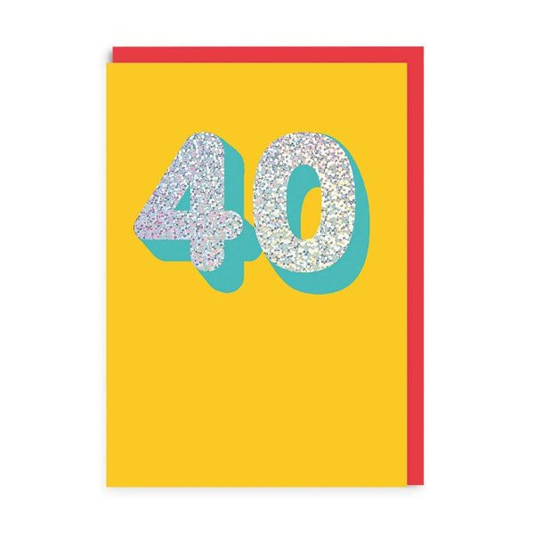 40 Birthday Card