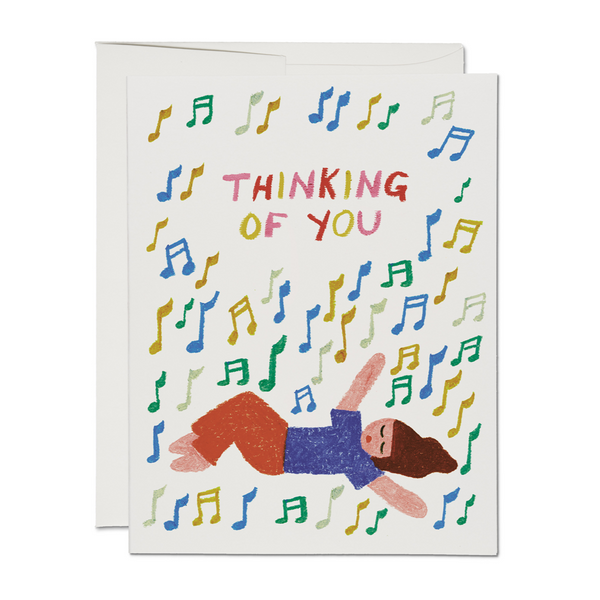 Music Notes Thinking of You Card