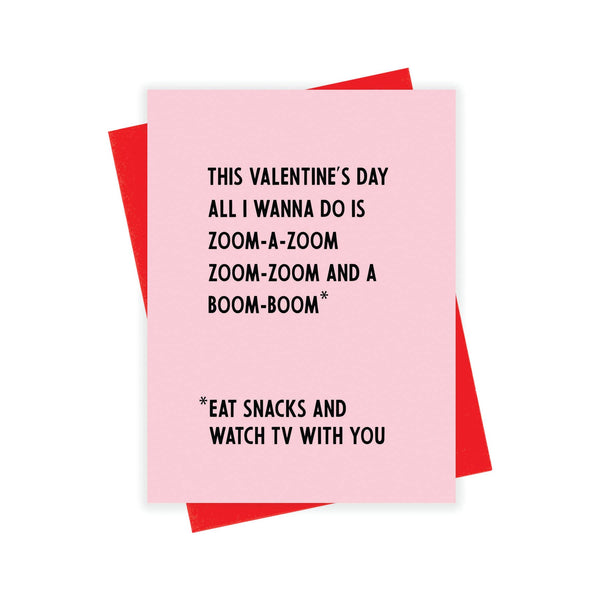 Zoom-A-Zoom Valentines Card