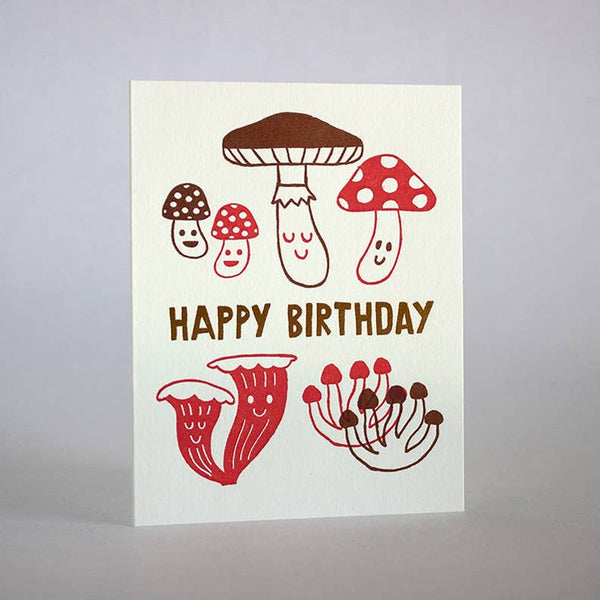 Birthday Mushrooms Card