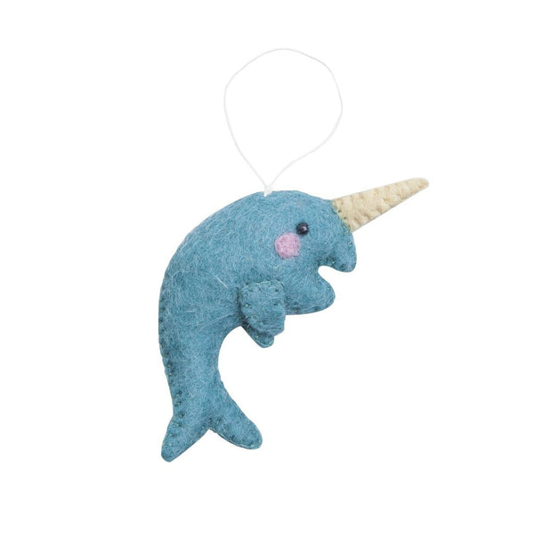 Arctic Narwhal Ornament