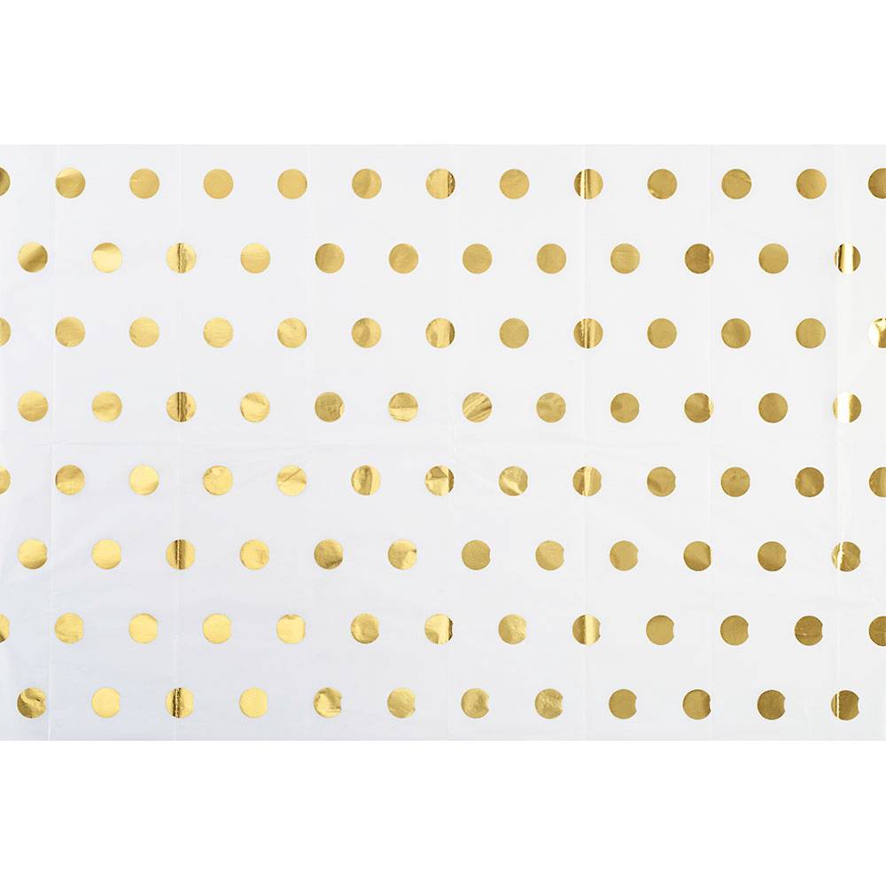 Gold Polka Dot Tissue Paper 