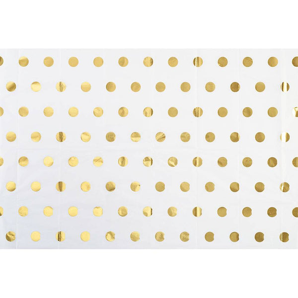 Gold Polka Dot Tissue Paper 