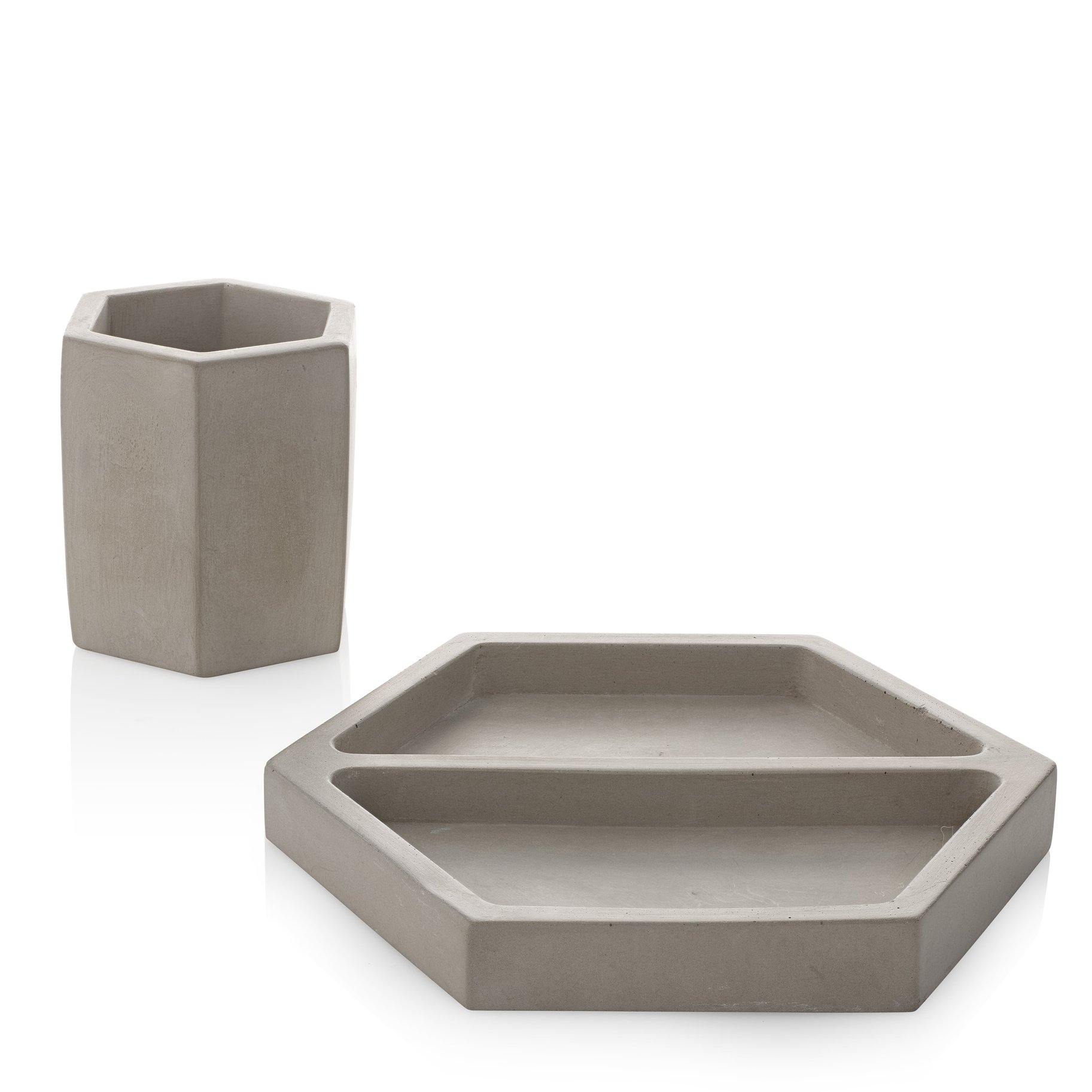 Hex Desk Cup and Tray Set - DIGS