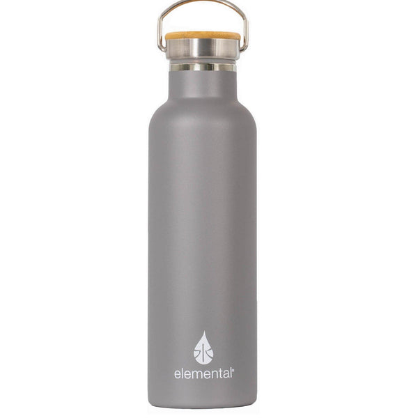 25oz Gray Stainless Steel Elemental Water Bottle