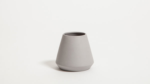 grey Posey Vase