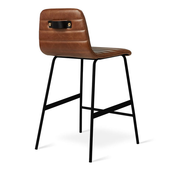 Lecture Counter Stool, Upholstered
