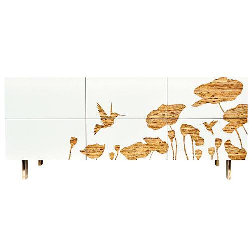 Graphic Hummingbird Dresser, Long - DIGS