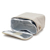 Stone Grey Paper Lunch Poche: Large