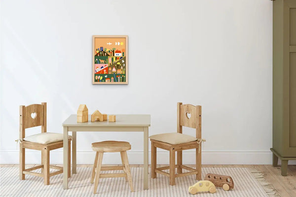 Kids Paint by Numbers: Outside the City - DIGS