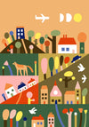 Kids Paint by Numbers: Outside the City - DIGS