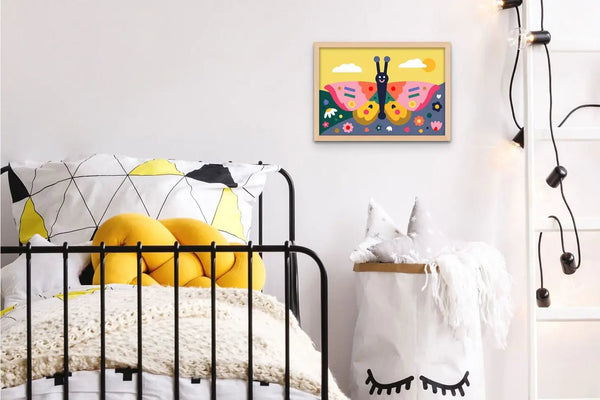 Kids Paint by Numbers: Spring Wings - DIGS