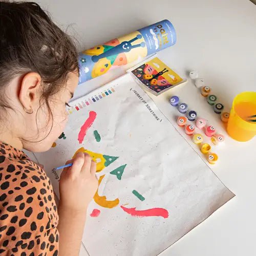 Kids Paint by Numbers: Spring Wings - DIGS