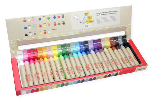 Kitpas Art Crayons 24 Color Set - DIGS