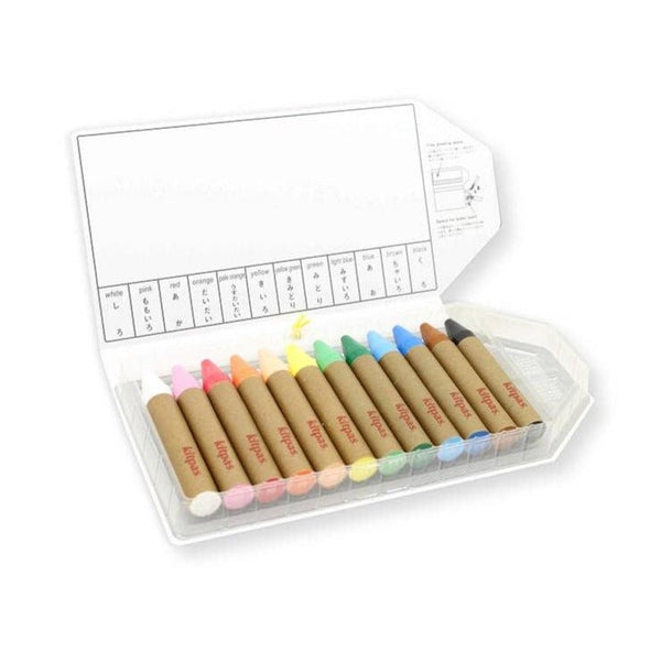 Kitpas Large Crayon 12 Color Set - DIGS