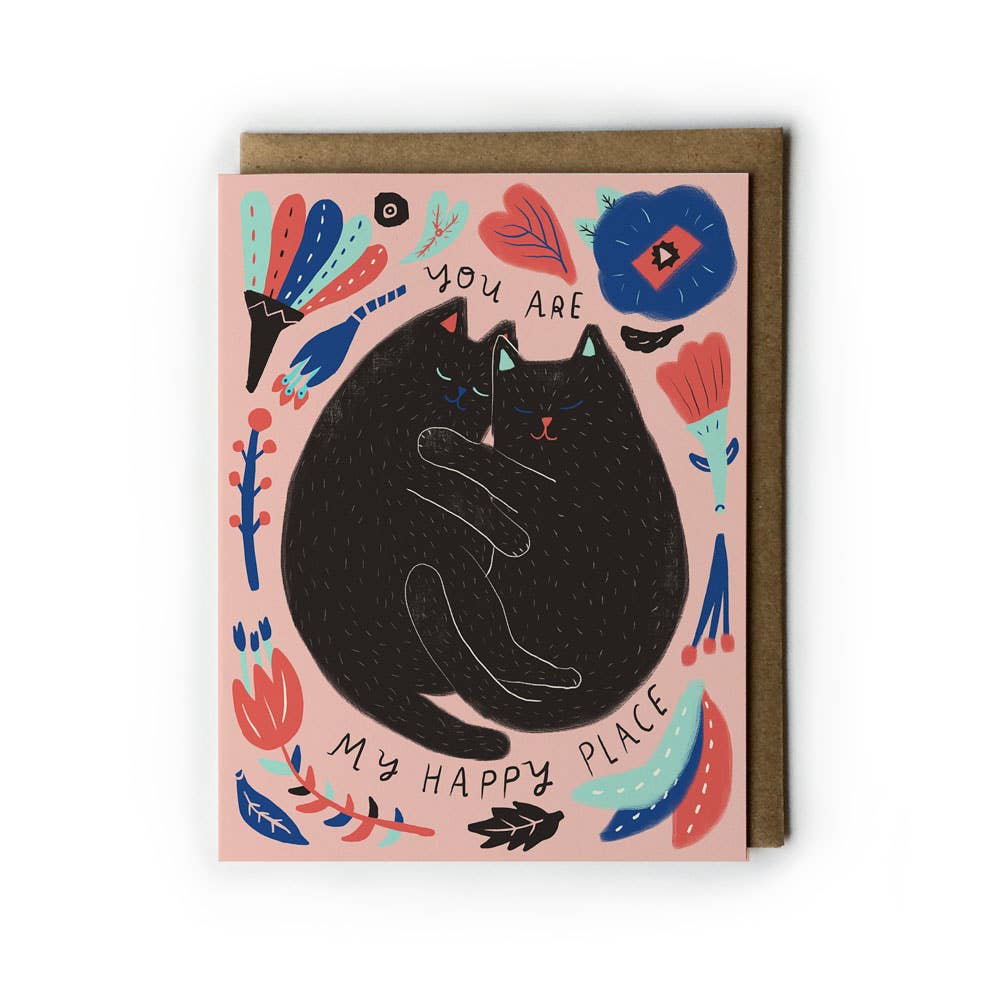 Kitty - My Happy Place Love Card - DIGS
