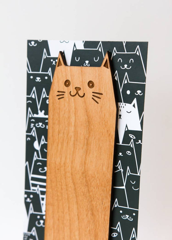 Kitty Wood Bookmark - DIGS