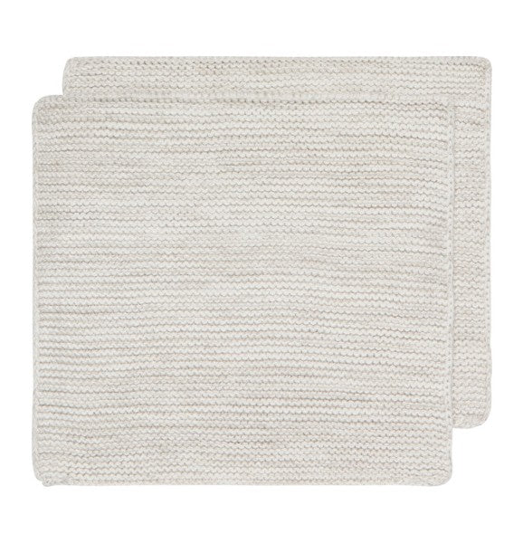 Knit Dishcloths: Dove Gray - DIGS