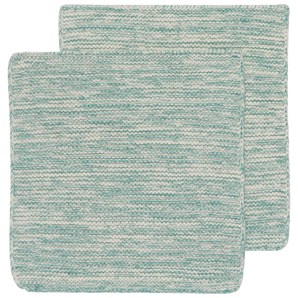 Lagoon Knit Dishcloths, Set of 2 - DIGS