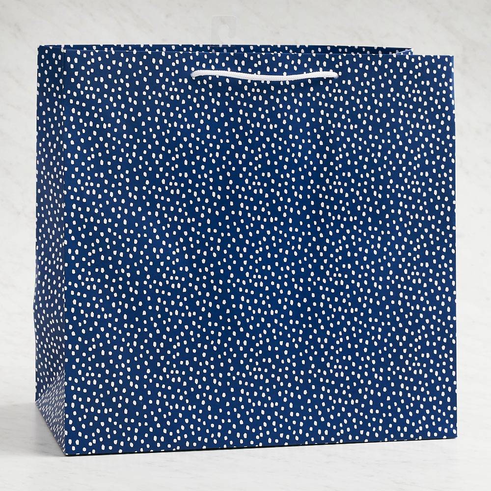 Navy Flurry Gift Bags