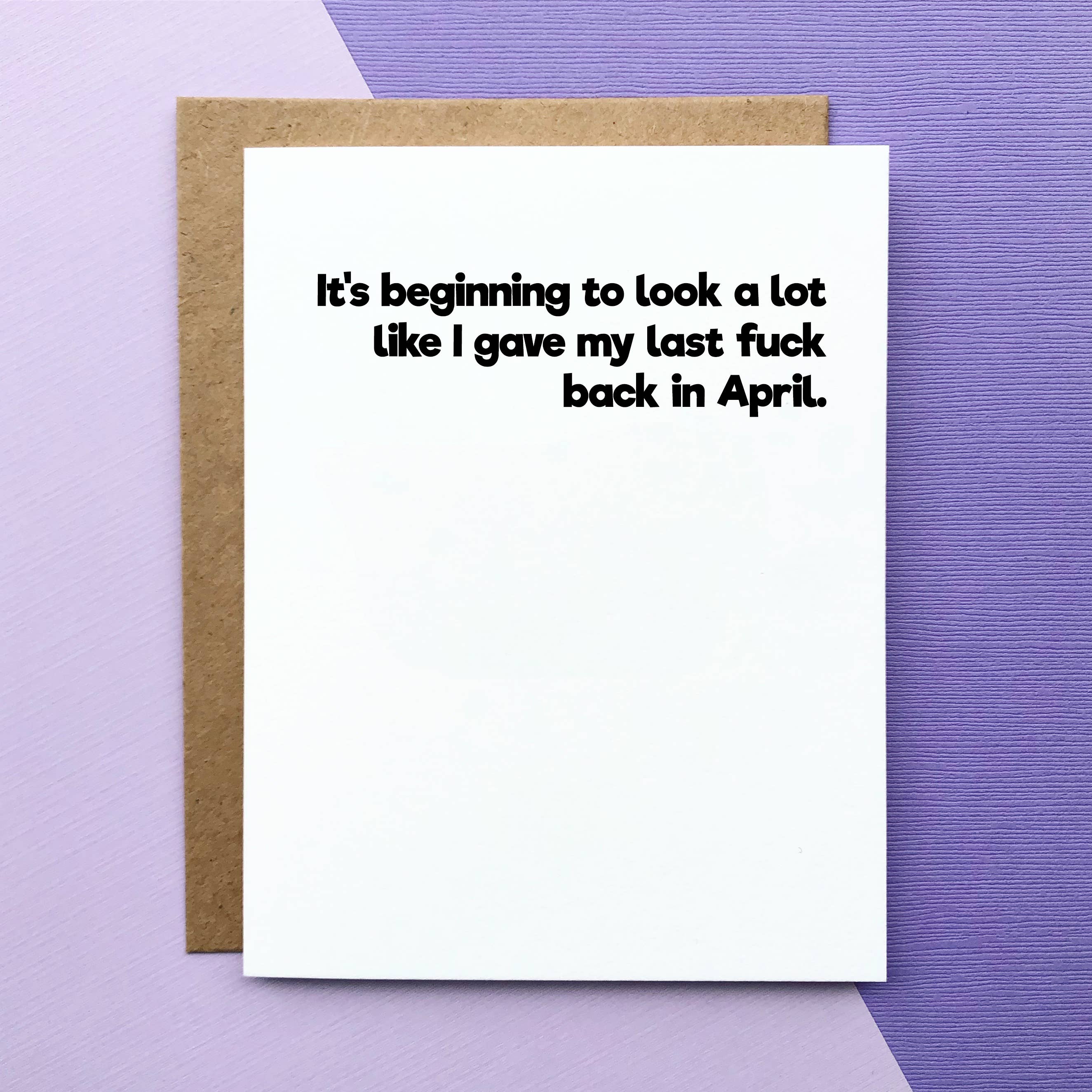 Last F*ck Funny Christmas Card - DIGS