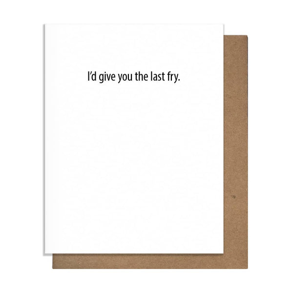 Last Fry Card - DIGS