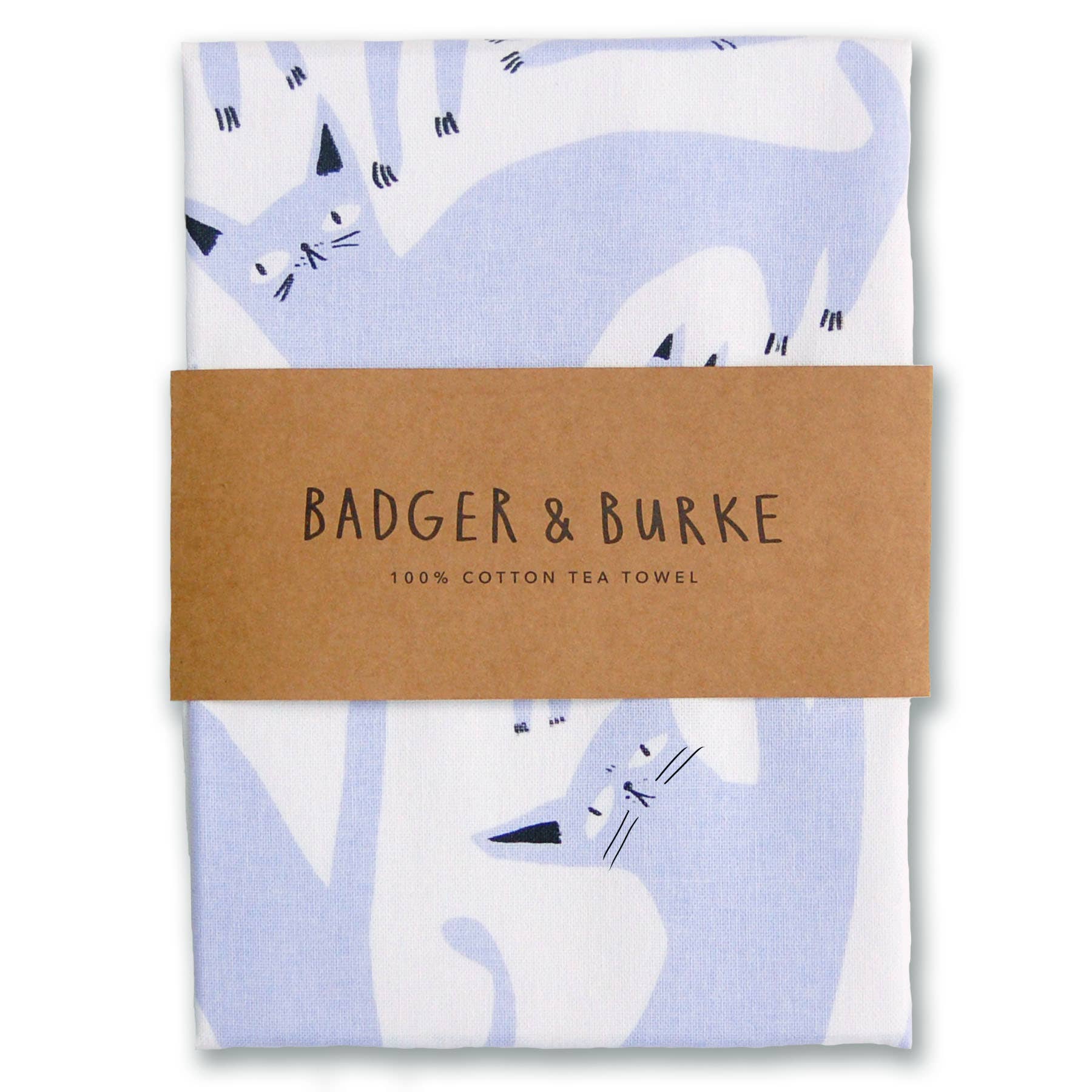 Lavender Cats Tea Towel - DIGS