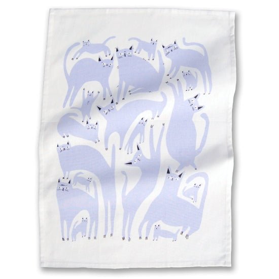 Lavender Cats Tea Towel - DIGS