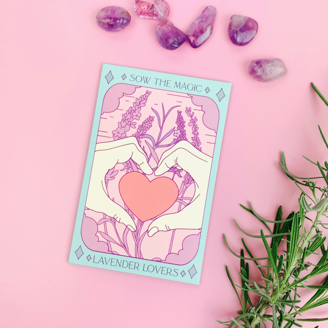 Lavender Lovers Tarot Garden Seed Packet - DIGS