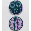 Pot Holder Set of 2: Lavender Forest Happy