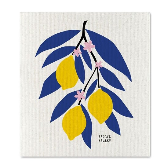 Lemon Branch Sponge Cloth - DIGS