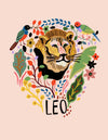 Leo Zodiac Greeting Card - DIGS