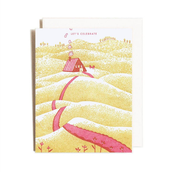 Let's Celebrate Cabin Card - DIGS