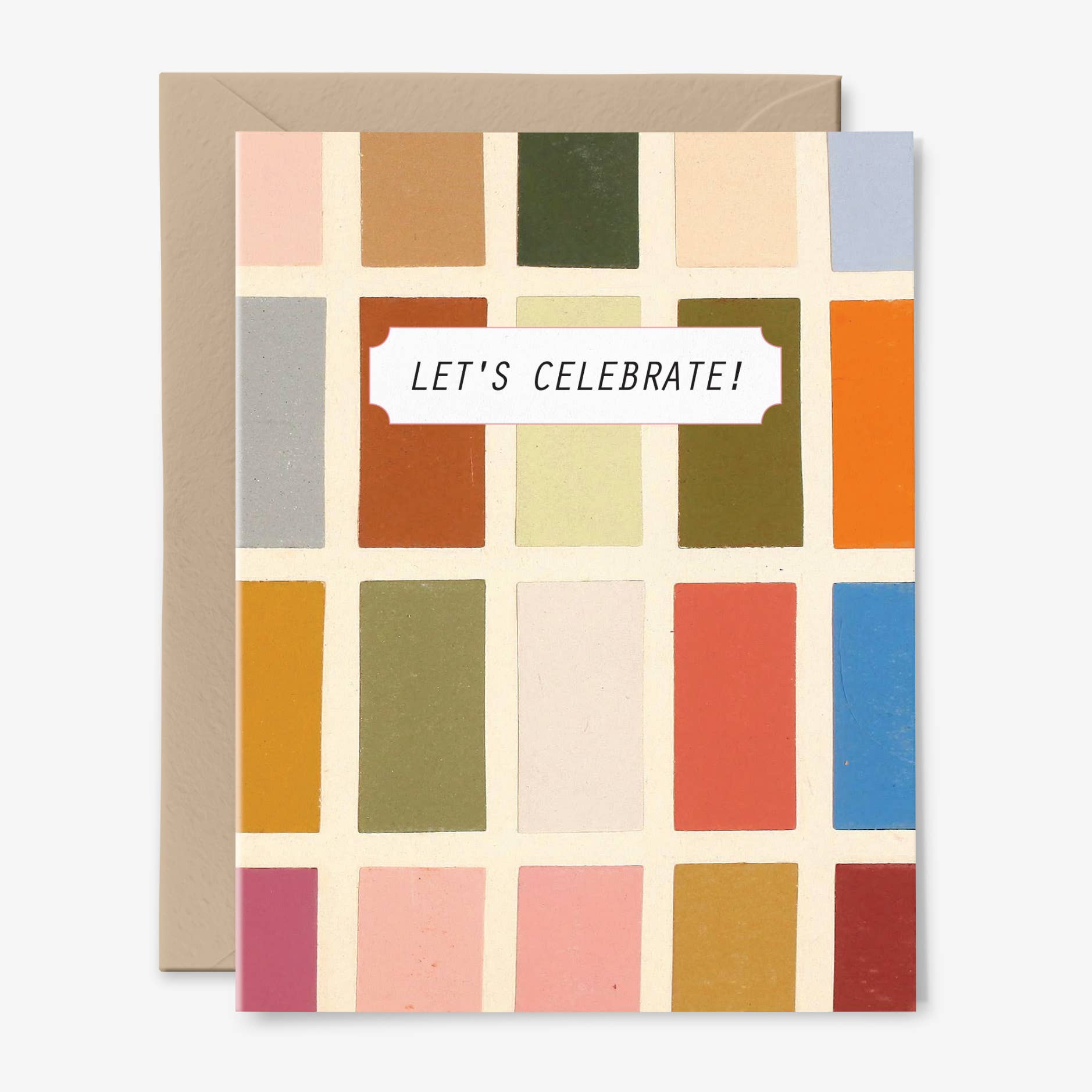 Let's Celebrate Vintage Art Card - DIGS