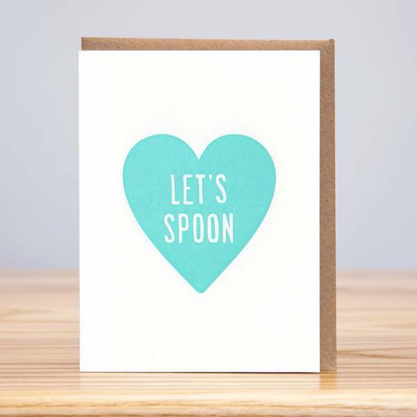 Let's Spoon Heart Card - DIGS