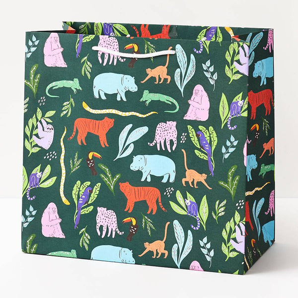 Tropical Jungle Animals Gift Bag