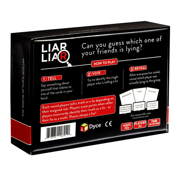 Liar Liar: The Family - Friendly Game of Truths and Lies - DIGS