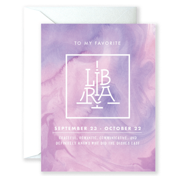 Libra Astrology Series Card - DIGS