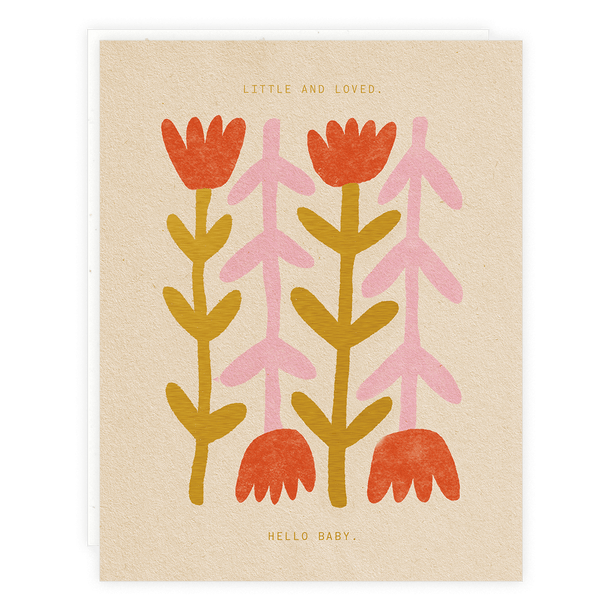 Little and Loved Baby Card - DIGS