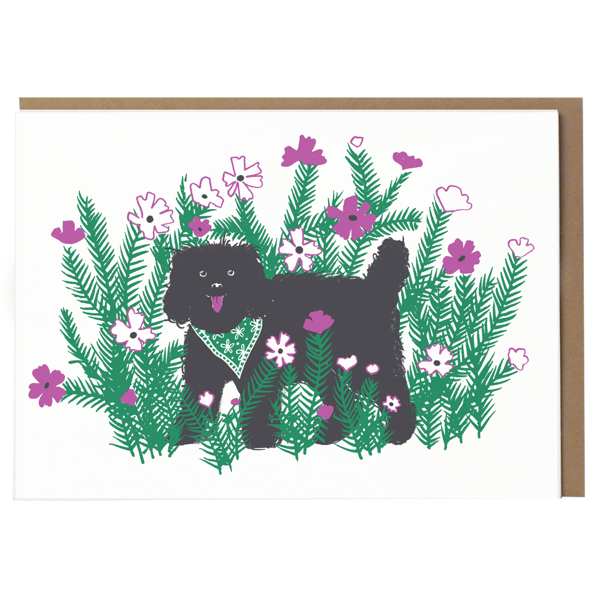 Little Dog Note Card - DIGS