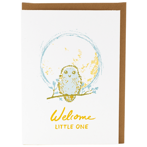 Little Owl Baby Card - DIGS