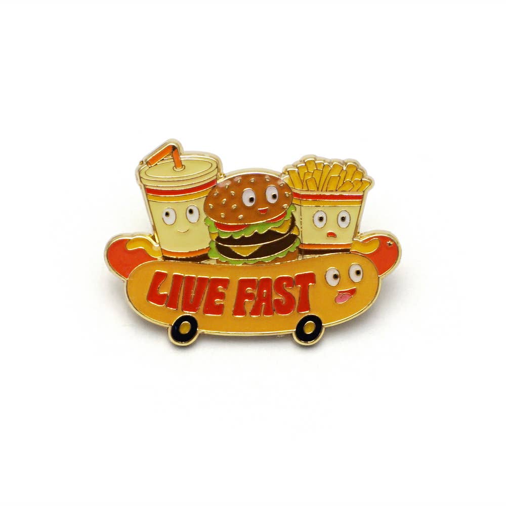 Live Fast Enamel Pin - DIGS