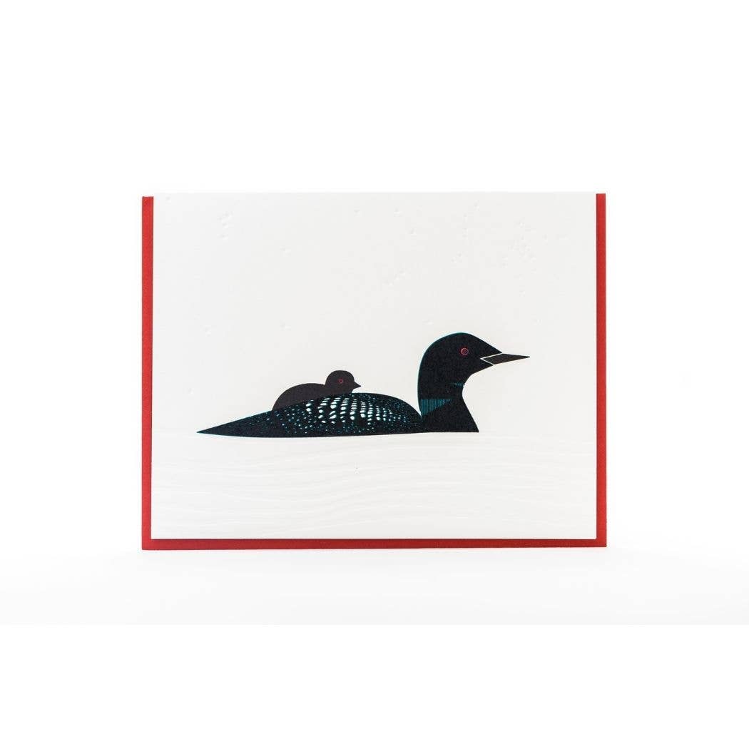 Loon and Chick Card - DIGS