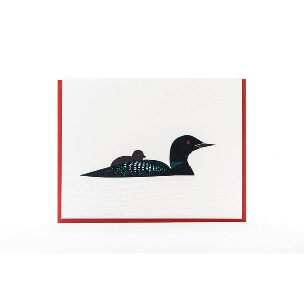 Loon and Chick Card - DIGS