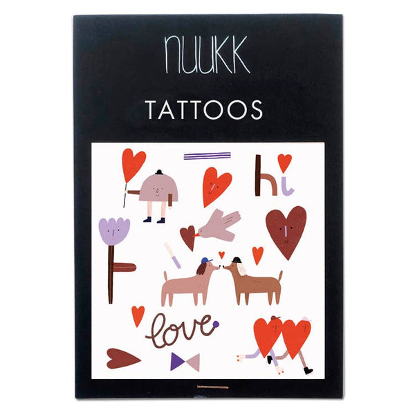 Lots of Love Tattoo Sheet - DIGS