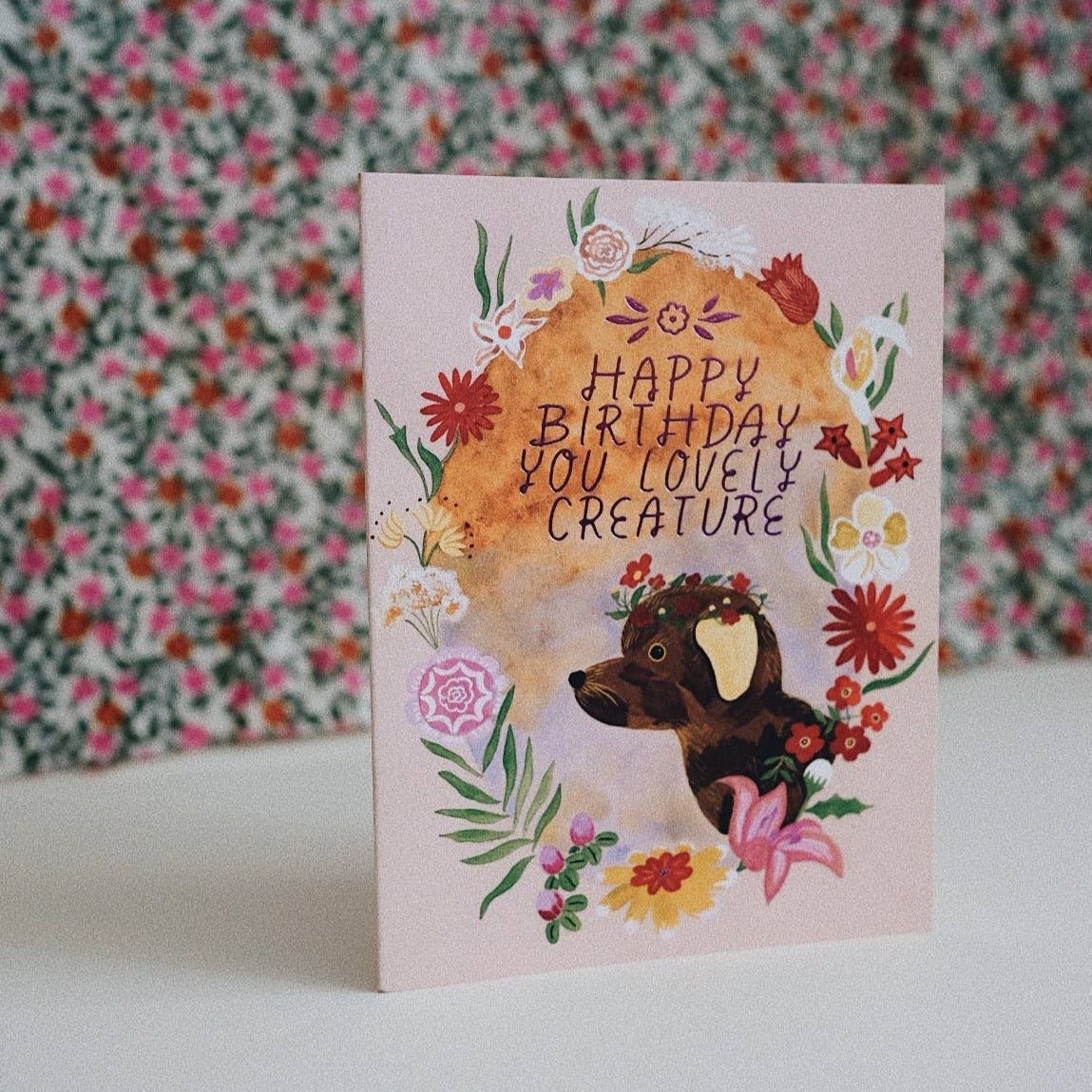 Lovely Creature Birthday Card - DIGS