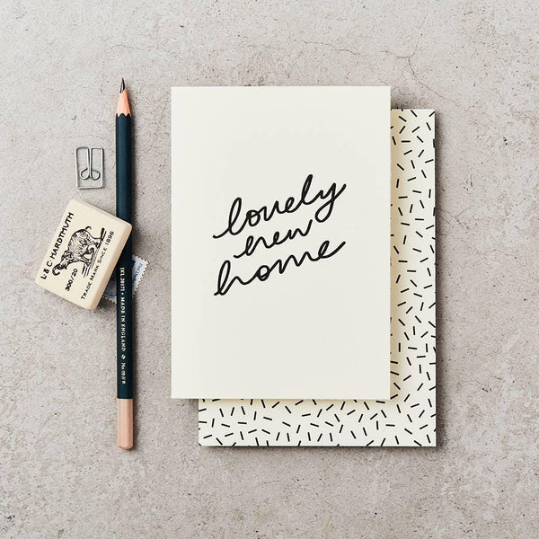 Lovely New Home Card - DIGS