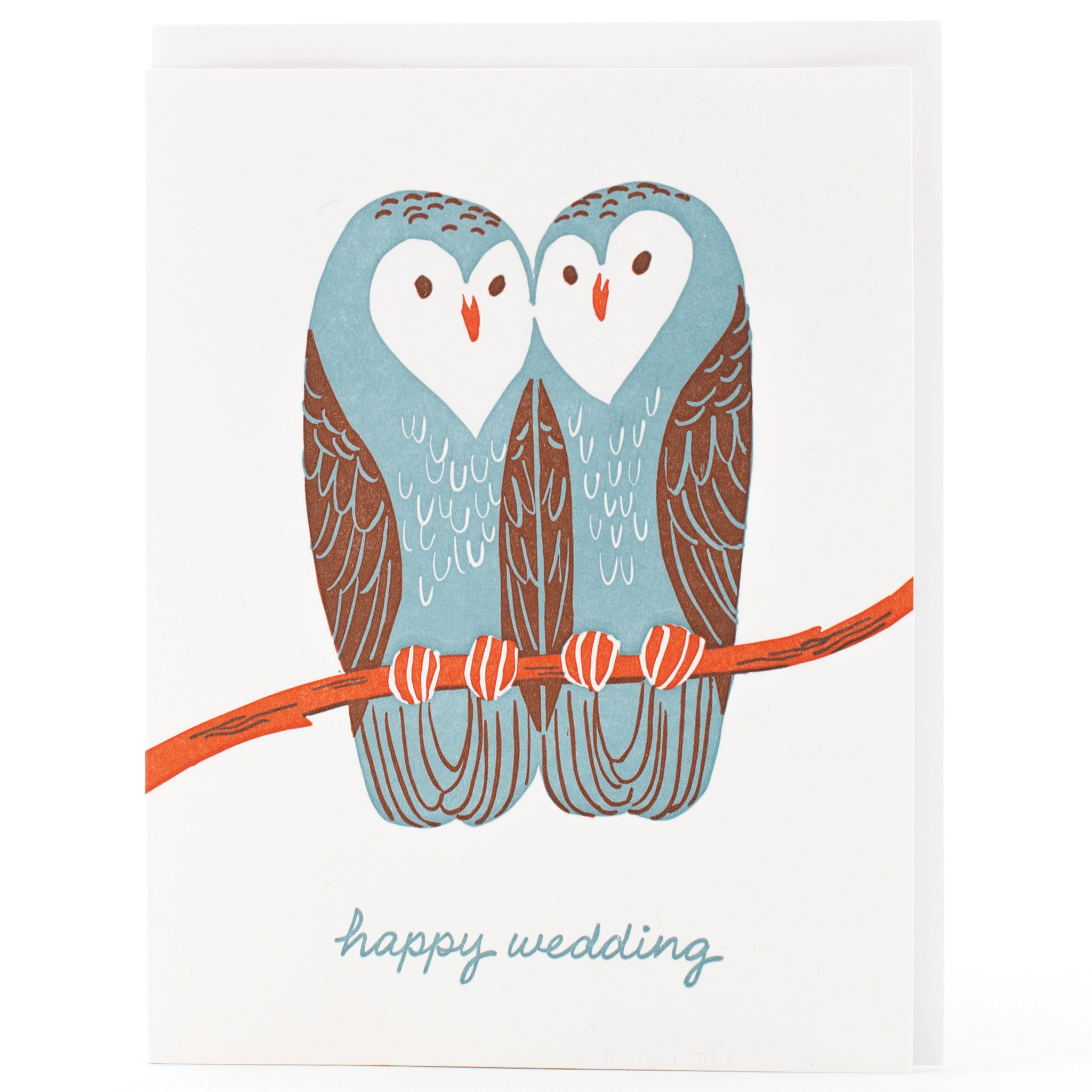 Loving Owls Wedding Card - DIGS